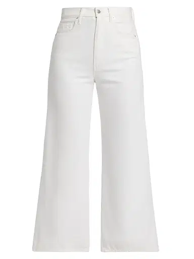 Veronica Beard Women's Taylor Stretch Cotton-Blend Wide-Leg Crop Jeans | Thumbnail 1