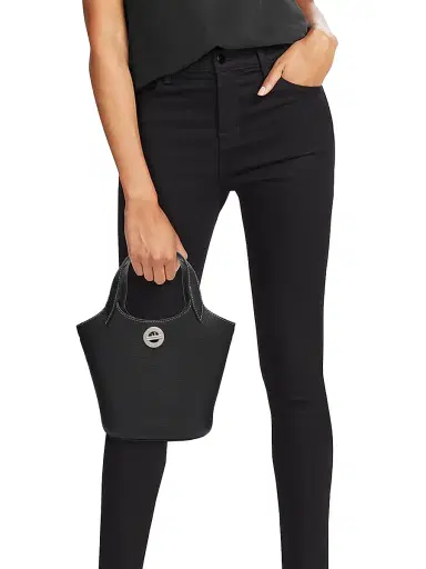 Veronica Beard Women's Anchor Leather Bag - Black | Thumbnail 2 Veronica Beard Women's Anchor Leather Bag - Black | Thumbnail 2