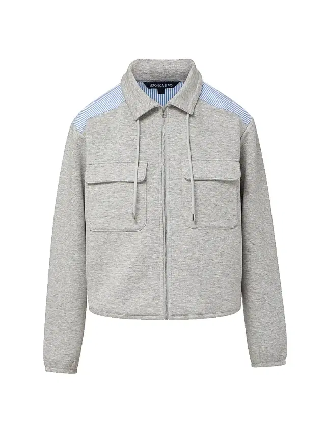 Veronica Beard Women's Stellant Mixed-Media Jacket - Light Heather Grey