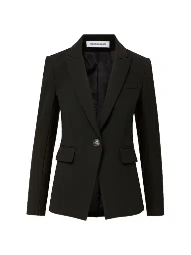Veronica Beard Women's Miller Peak-Lapel Blazer - Black - Size 2 | Thumbnail 1