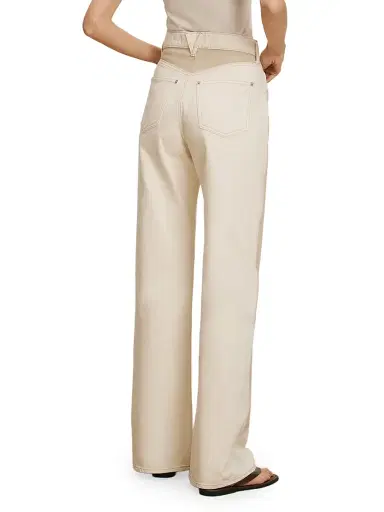 Veronica Beard Women's Taylor High-Rise Wide-Leg Jeans | Thumbnail 5