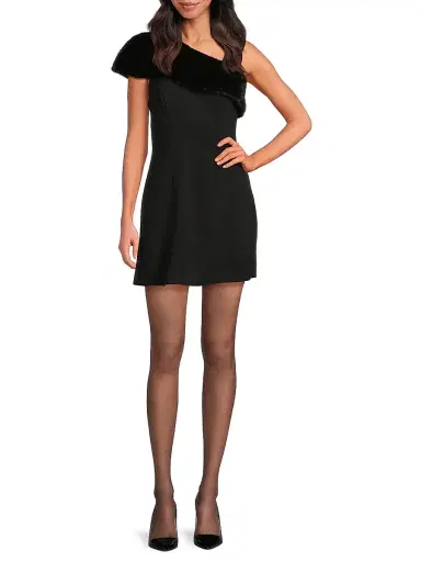 Hutch Women's Brynn One-Shoulder Sheath Minidress | Thumbnail 2 Hutch Women's Brynn One-Shoulder Sheath Minidress | Thumbnail 2