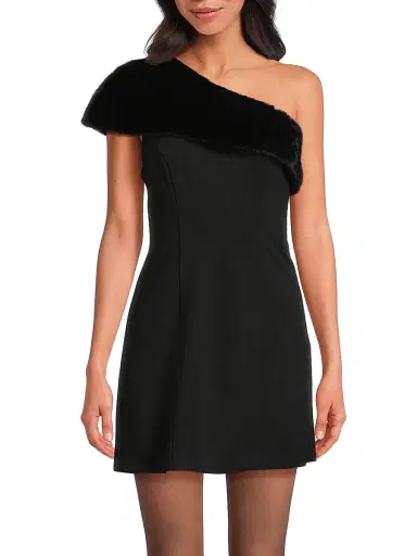Hutch Women's Brynn One-Shoulder Sheath Minidress | Thumbnail 3 Hutch Women's Brynn One-Shoulder Sheath Minidress | Thumbnail 3