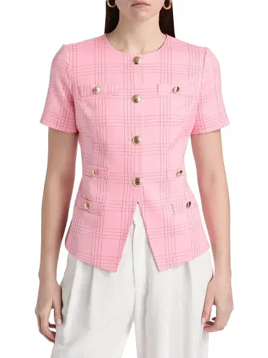 Generation Love Women's Reyes Windowpane Check Jacket | Thumbnail 3 Generation Love Women's Reyes Windowpane Check Jacket | Thumbnail 3