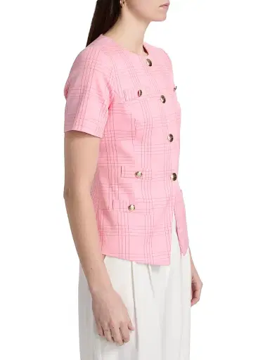Generation Love Women's Reyes Windowpane Check Jacket | Thumbnail 4 Generation Love Women's Reyes Windowpane Check Jacket | Thumbnail 4