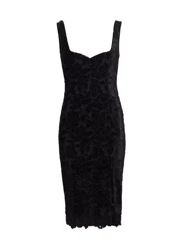 Generation Love Women's Glinda Velvet Lace Knee-Length Dress | Thumbnail 1