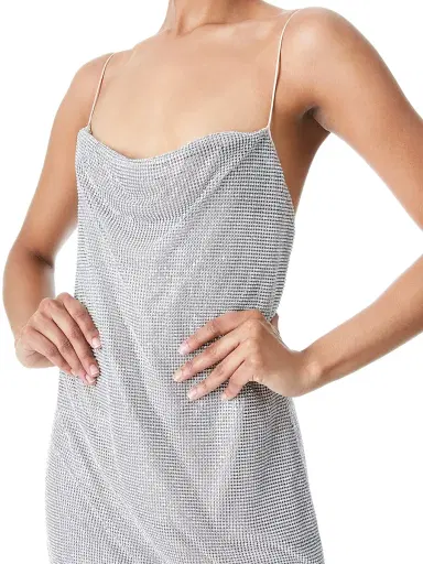 Alice + Olivia Women's Harmony Rhinestoned Slip Minidress | Thumbnail 6 Alice + Olivia Women's Harmony Rhinestoned Slip Minidress | Thumbnail 6