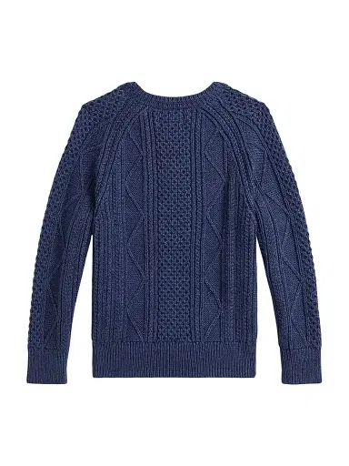 Polo Ralph Lauren Little Boy's Cotton Faded Flag Sweater - Navy | Thumbnail 2 Polo Ralph Lauren Little Boy's Cotton Faded Flag Sweater - Navy | Thumbnail 2