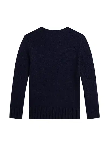 Polo Ralph Lauren Little Boy's American Flag Cashmere Sweater - Navy | Thumbnail 2 Polo Ralph Lauren Little Boy's American Flag Cashmere Sweater - Navy | Thumbnail 2