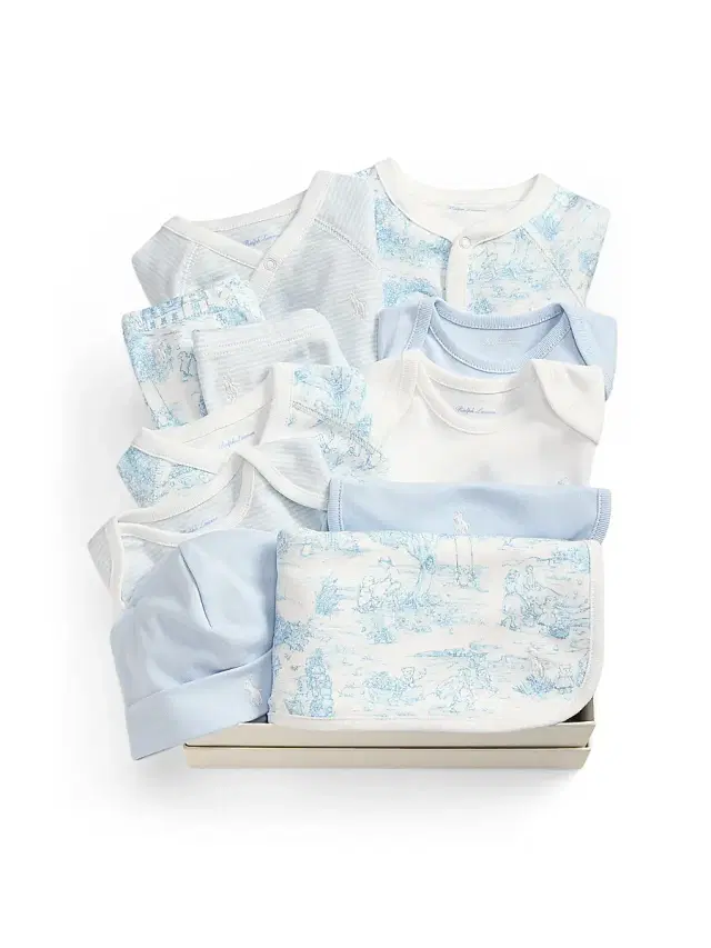 Polo Ralph Lauren Baby Boy's Gift Box Set - Blue Multi