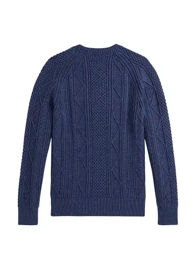 Polo Ralph Lauren Boy's Cotton Faded Flag Sweater - Navy | Thumbnail 2 Polo Ralph Lauren Boy's Cotton Faded Flag Sweater - Navy | Thumbnail 2