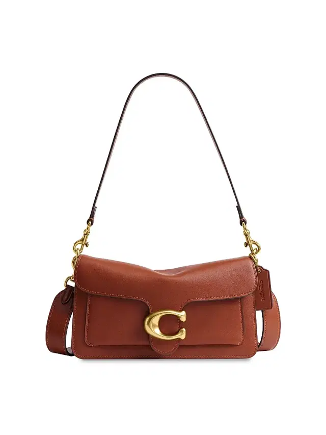 COACH Women's Tabby Leather Shoulder Bag - Pecan