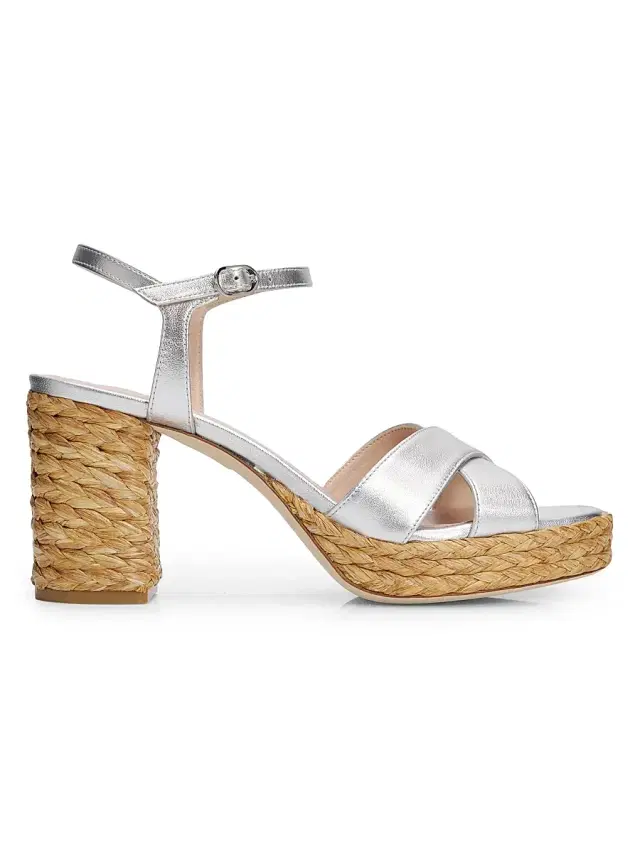 Women's Dayna 80MM Platform Sandals - Silver