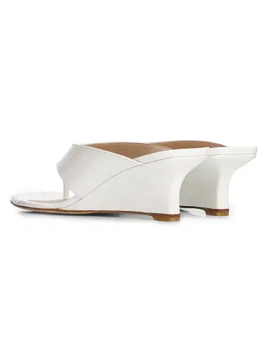 Stuart Weitzman Women's Vinnie 50MM Leather Sandals | Thumbnail 3
