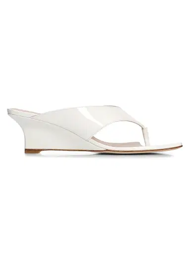 Stuart Weitzman Women's Vinnie 50MM Leather Sandals | Thumbnail 1