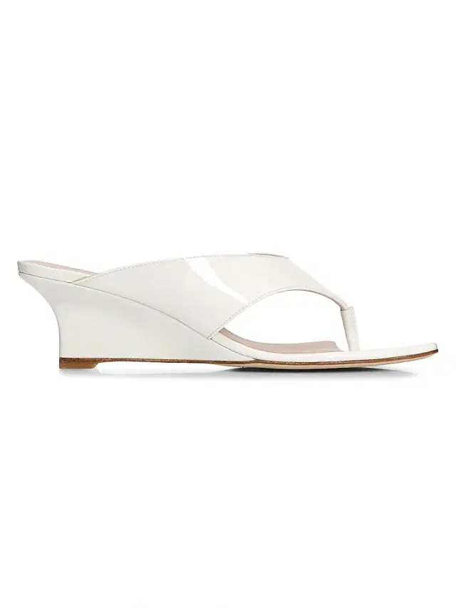 Stuart Weitzman Women's Vinnie 50MM Leather Sandals - Blanco