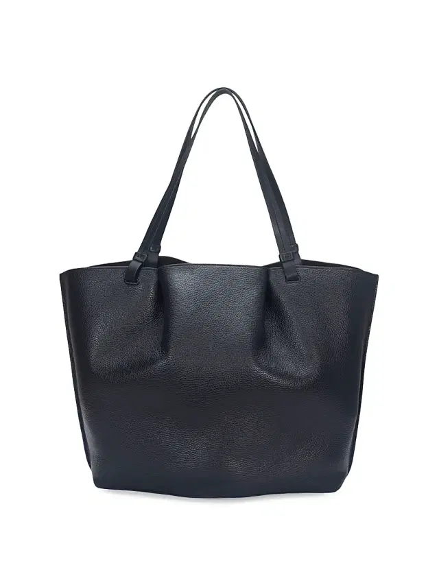 Vince Women's Ava Pebble Leather Tote - Black