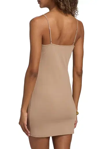 L'Agence Women's Raye Slip Lining Minidress - Dark Cappuccino - Size XL | Thumbnail 5