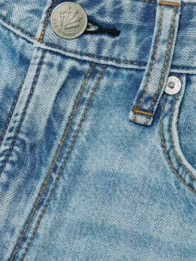 rag & bone Women's Logan Featherweight Wide-Leg Jeans - Audrey | Thumbnail 7