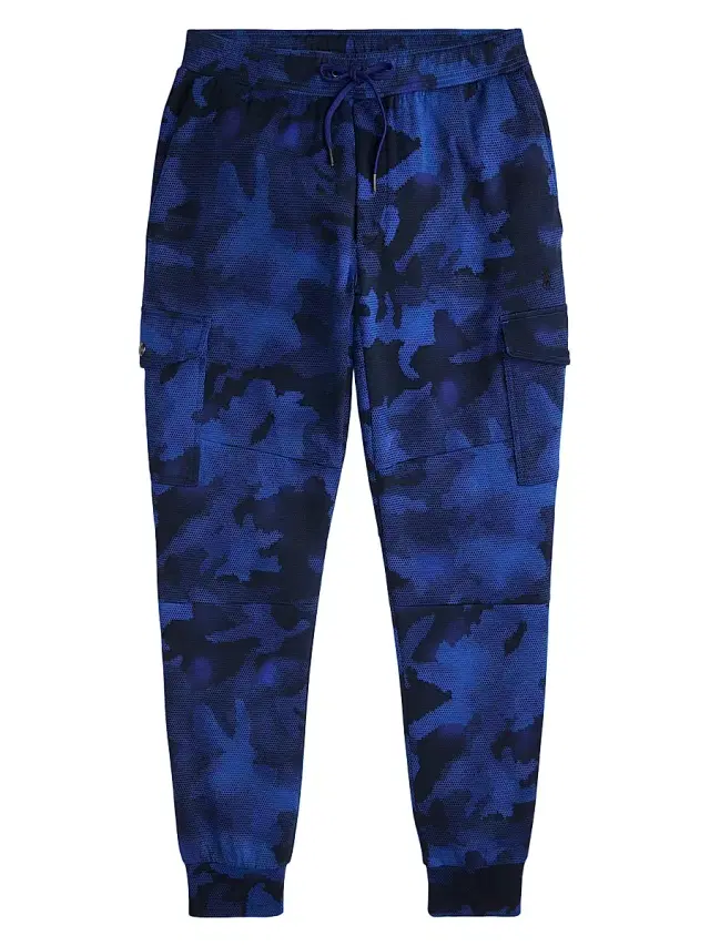 Polo Ralph Lauren Men's Double-Knit Tech Jogger Sweatpants - Spy Camo