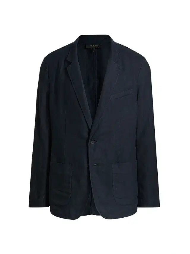rag & bone Men's Butler Patch Pocket Linen Blazer - Salute