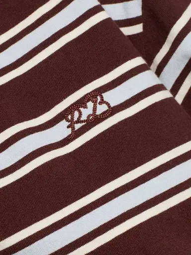 rag & bone Women's RB Rugby Stripe Polo Shirt | Thumbnail 7