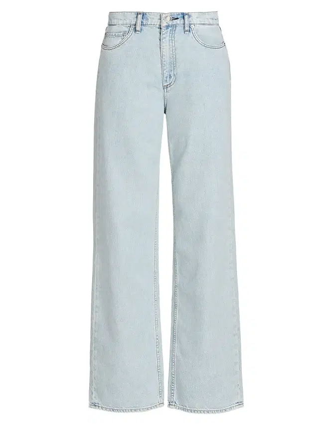 rag & bone Women's Featherweight Shea Full Straight-Leg Jeans - Cliffside