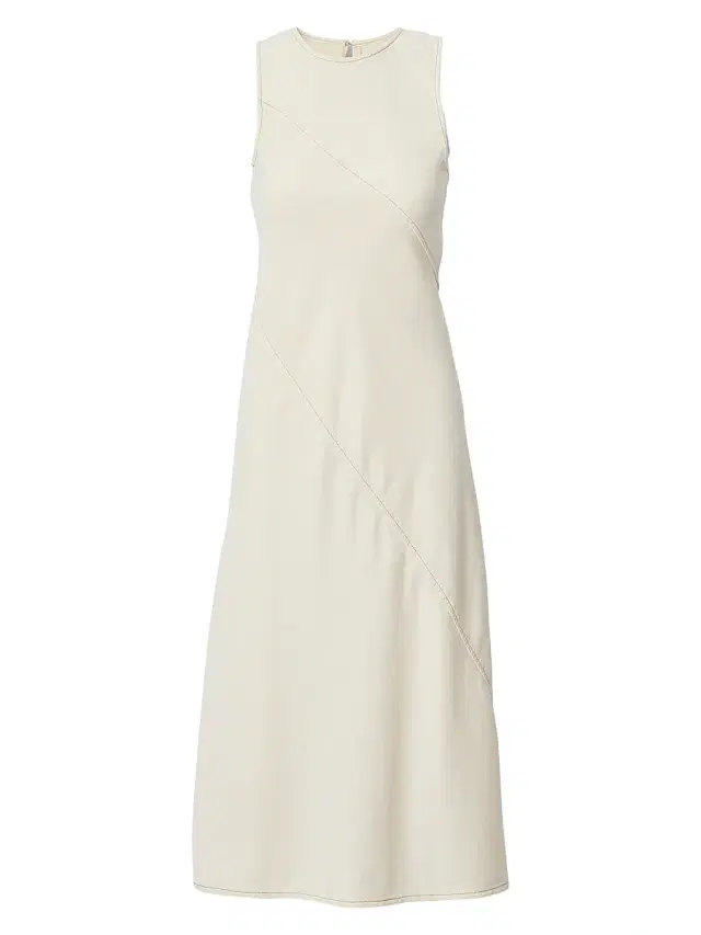 rag & bone Women's Lisbon Ultra-Featherweight Midi-Dress - Ecru