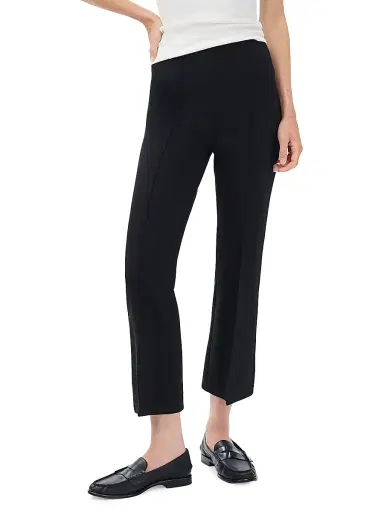 rag & bone Women's Irina Kick Flare Pants - Black | Thumbnail 4