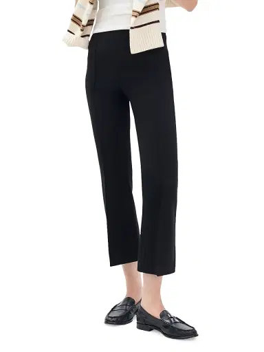rag & bone Women's Irina Kick Flare Pants - Black | Thumbnail 7