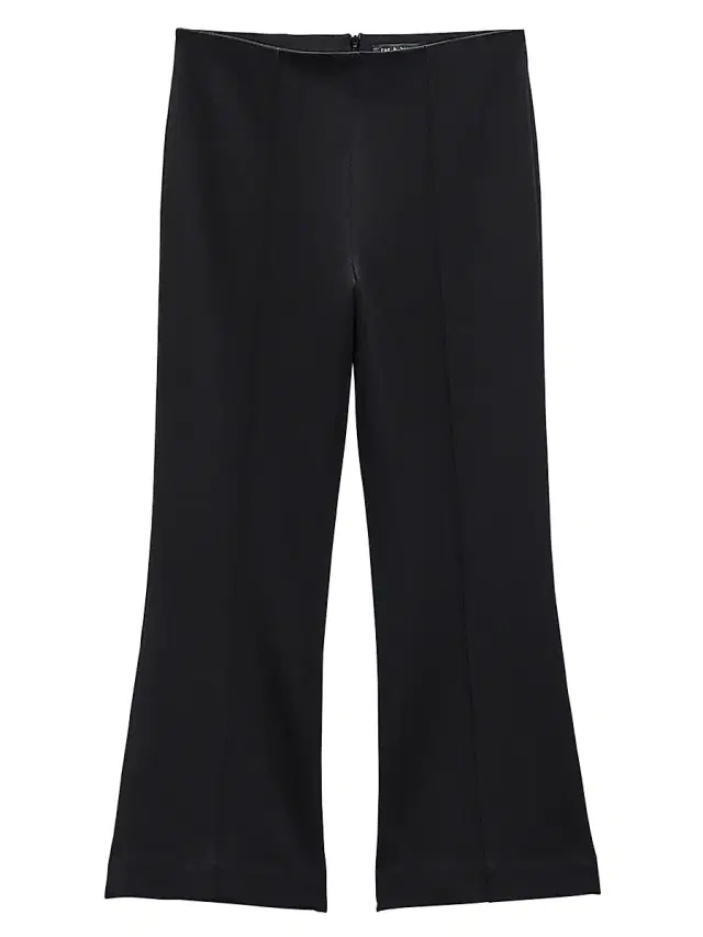 rag & bone Women's Irina Kick Flare Pants - Black