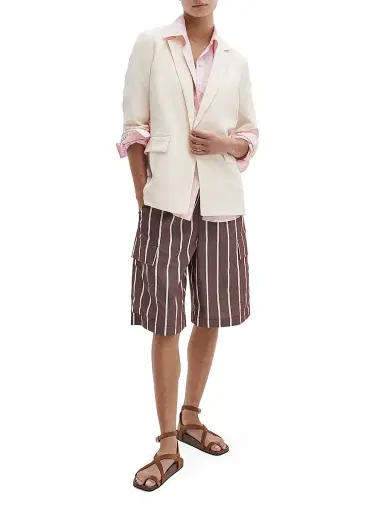 rag & bone Women's Jennie Linen Blazer - | Thumbnail 2