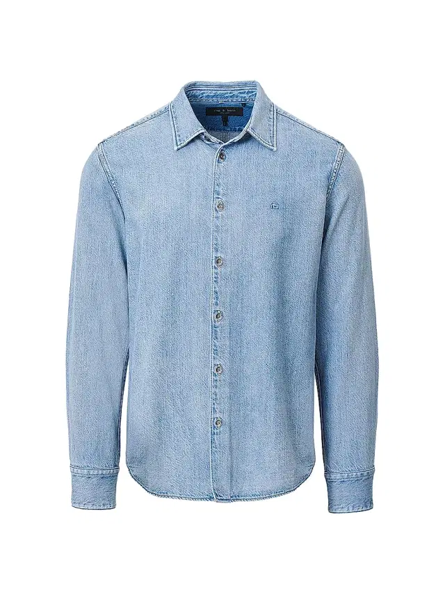 rag & bone Men's Tomlin Denim Shirt - Conrad