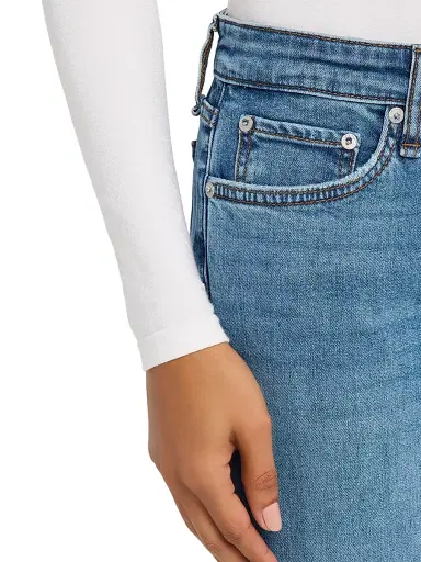 rag & bone Women's Dre Low-Rise Stretch Boyfriend Jeans - Julienne | Thumbnail 5