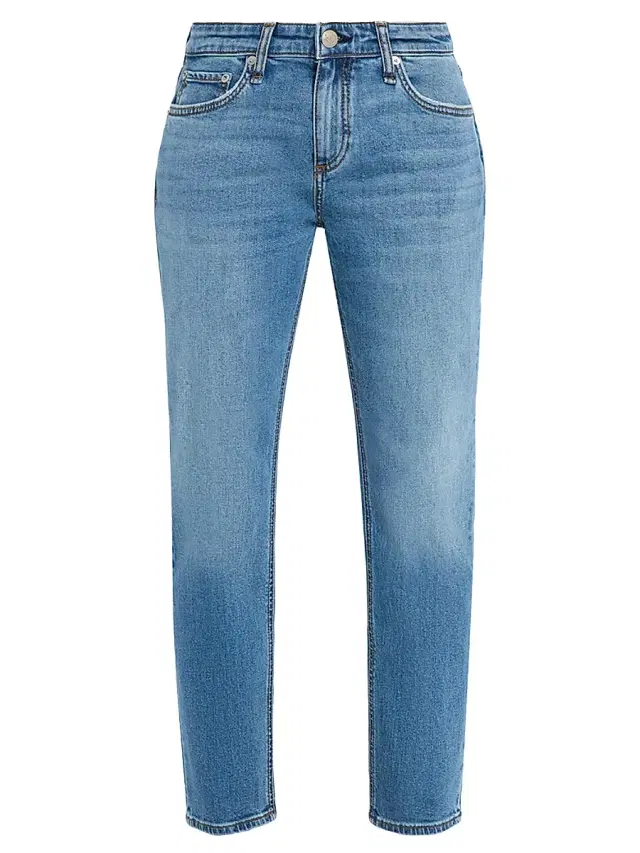 rag & bone Women's Dre Low-Rise Stretch Boyfriend Jeans - Julienne