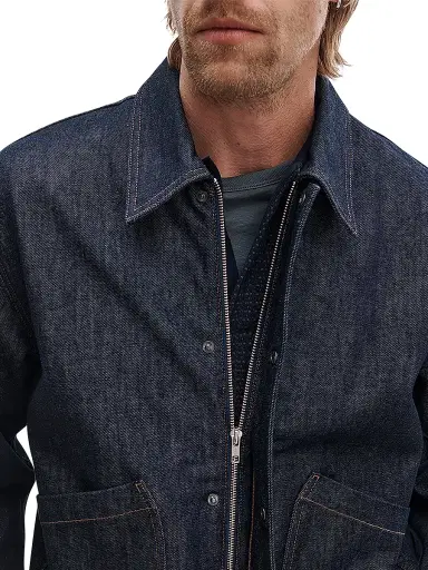 rag & bone Men's Hudson Denim Jacket - Resin Rinse | Thumbnail 6
