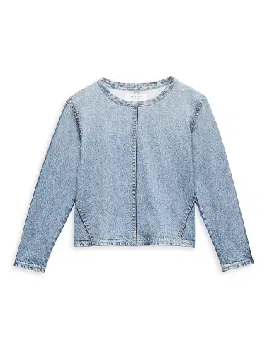 rag & bone Baby's, Little Girl's & Girl's Mini Miramar Long-Sleeve T-Shirt - Tessa Blue | Thumbnail 1
