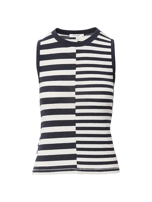 rag & bone Women's The Knit Mixed Stripe Tank - Salute Multi
