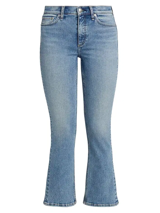 rag & bone Women's Flexi Peyton Cotton-Blend Kick-Flare Jeans - Tansy