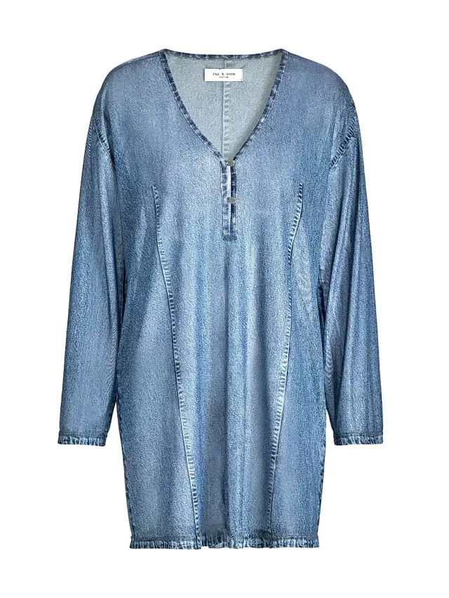 rag & bone Women's rb Miramar Mesh Cover-Up Dress - Minetta