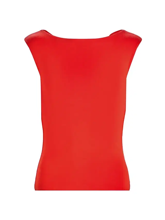 rag & bone Women's Luca Reversible Jersey Tank - Bright Red