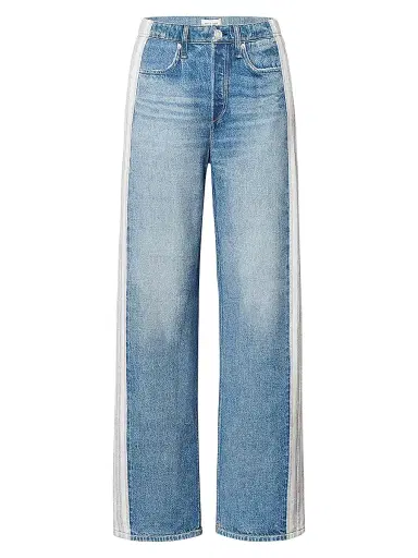 rag & bone Women's rb Miramar Terry Pull-On Wide-Leg Pants - Sport Combo - Size XL | Thumbnail 1