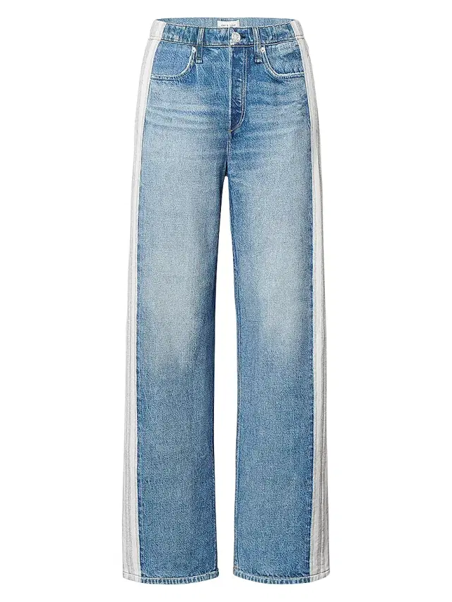rag & bone Women's rb Miramar Terry Pull-On Wide-Leg Pants - Sport Combo