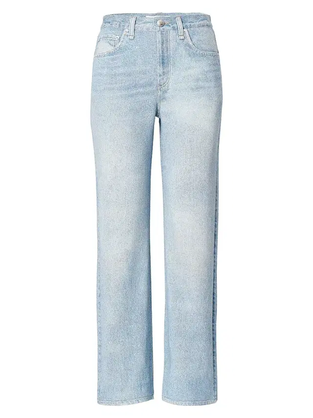 rag & bone Women's rb Miramar Terry Shea Ankle Straight-Leg Pants - Salin