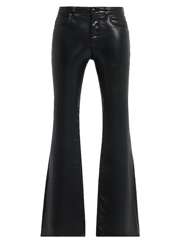 rag & bone Women's Flexi Dahlia Mid-Rise Coated Jeans - Black