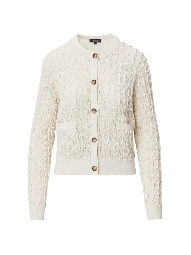 rag & bone Women's Leslie Cotton-Blend Cardigan -