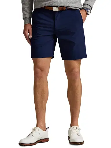 Polo Ralph Lauren Men's Tab Waist Tailored Shorts - Refined Navy | Thumbnail 3 Polo Ralph Lauren Men's Tab Waist Tailored Shorts - Refined Navy | Thumbnail 3