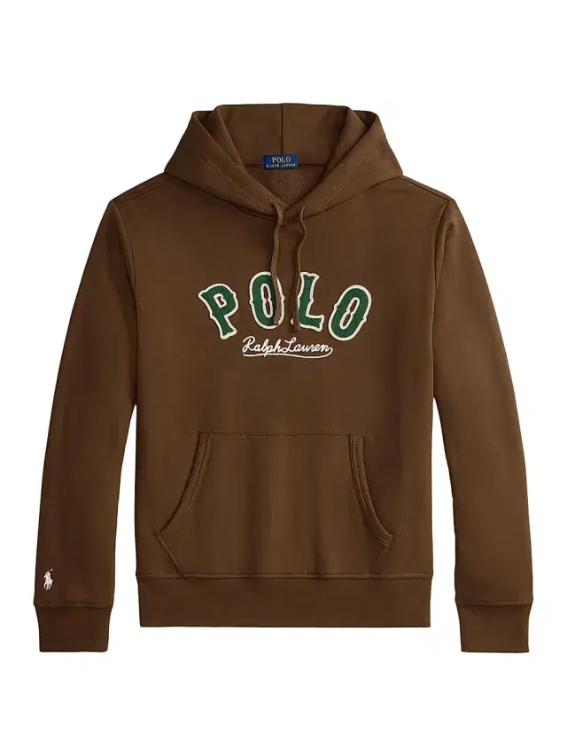 Polo Ralph Lauren Men's RL Fleece Terry Logo Hoodie - York Brown