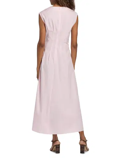 rag & bone Women's Ines Cotton Poplin A-Line Maxi Dress - Peony | Thumbnail 5