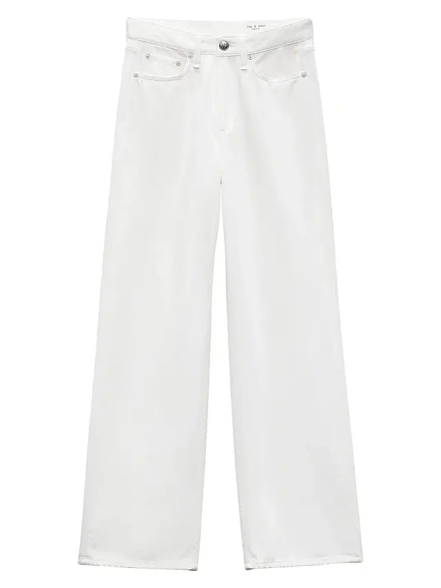 rag & bone Women's Featherweight Logan Wide-Leg Jeans - Optic White